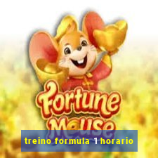 treino formula 1 horario